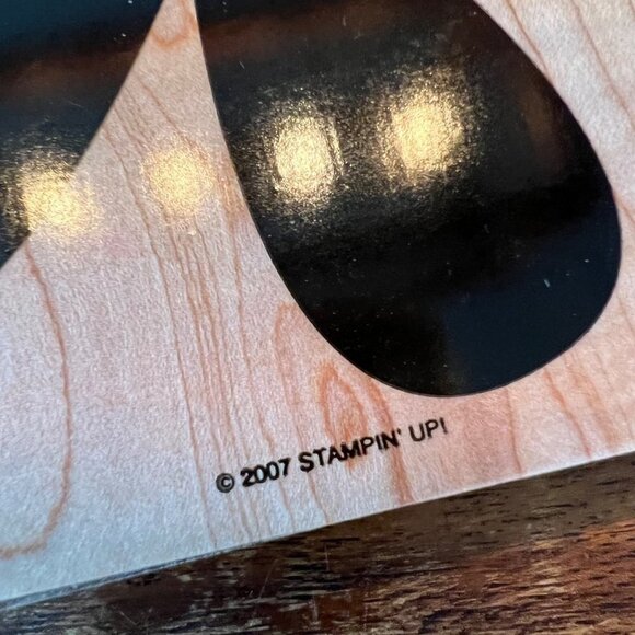 Stampin Up Giant Daisy Rubber Stamp - Picture 5 of 6